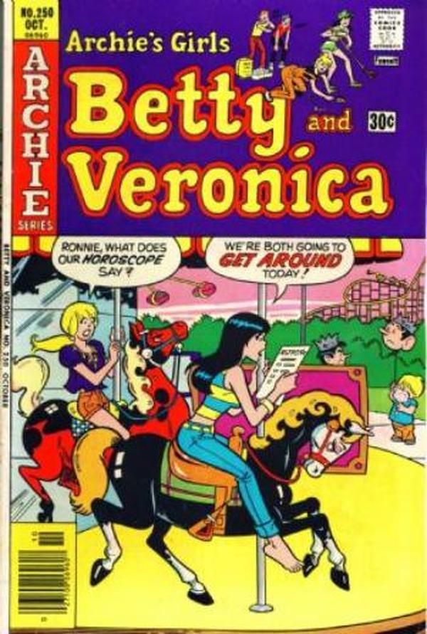 Archie's Girls Betty and Veronica #250 cover