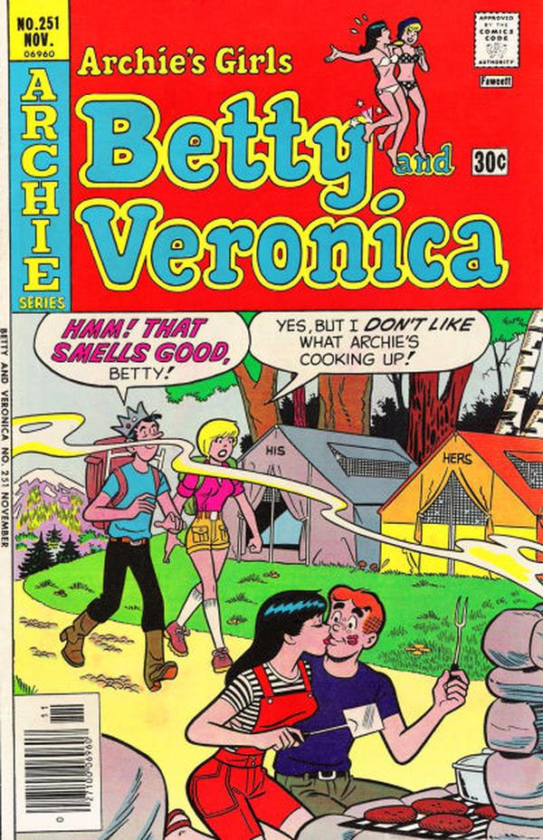 Archie's Girls Betty and Veronica #251 cover