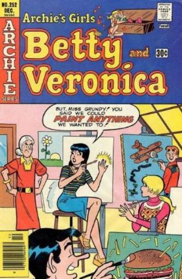 Archie's Girls Betty and Veronica #252 cover