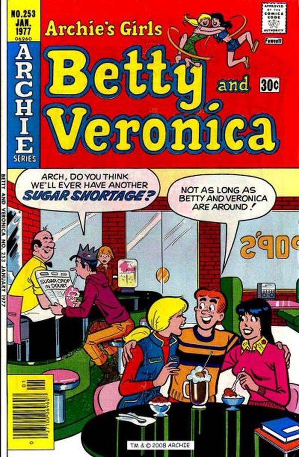 Archie's Girls Betty and Veronica #253 cover