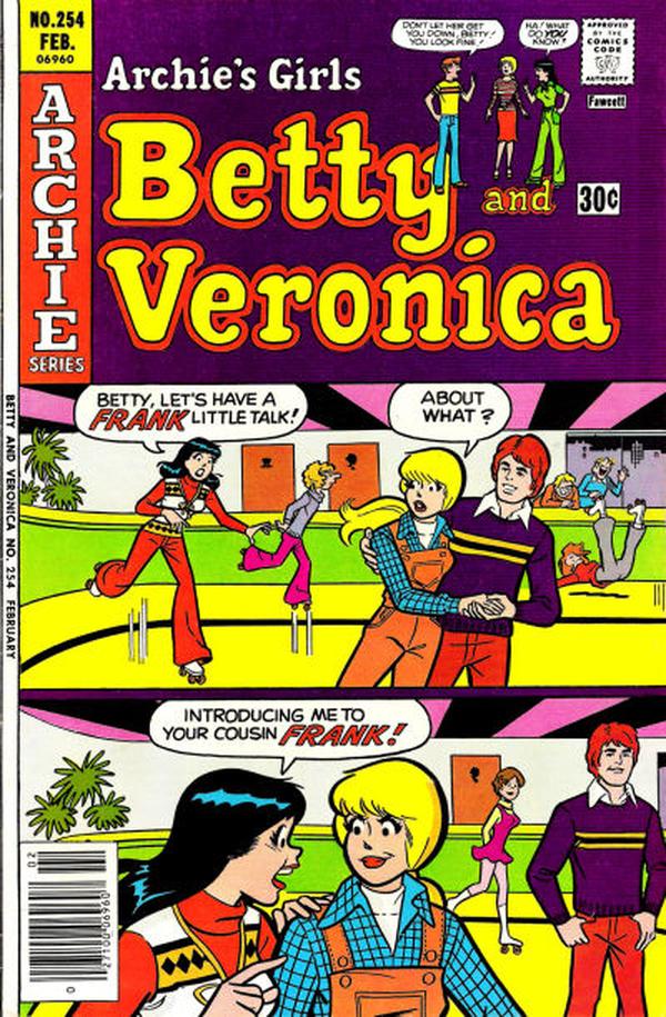 Archie's Girls Betty and Veronica #254 cover