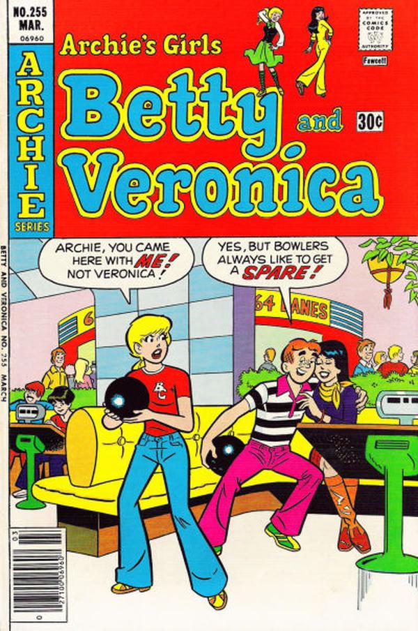 Archie's Girls Betty and Veronica #255 cover
