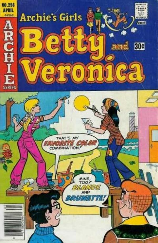 Archie's Girls Betty and Veronica #256 cover
