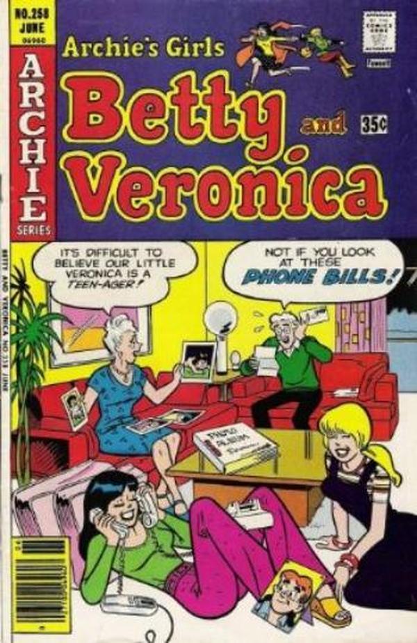Archie's Girls Betty and Veronica #258 cover