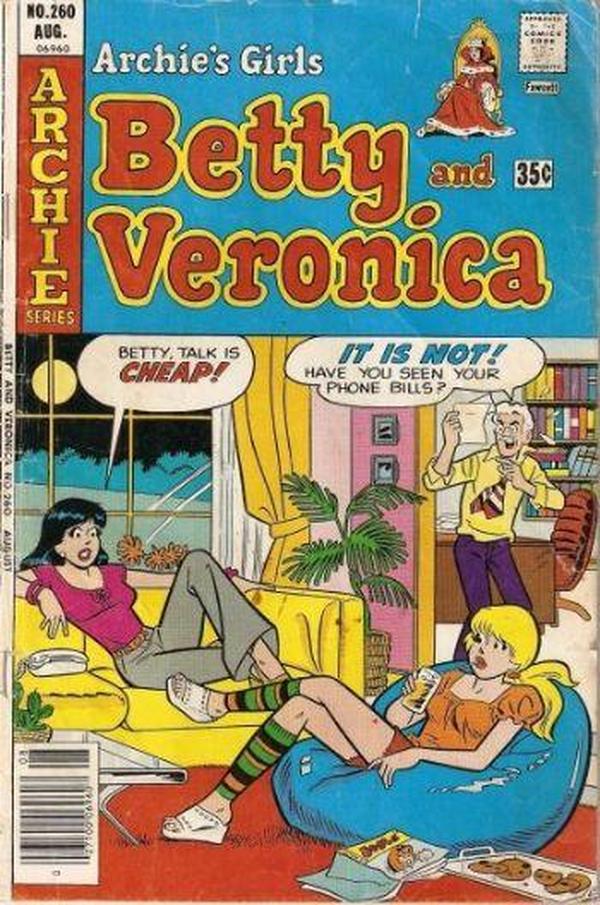 Archie's Girls Betty and Veronica #260 cover