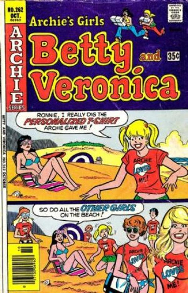 Archie's Girls Betty and Veronica #262 cover