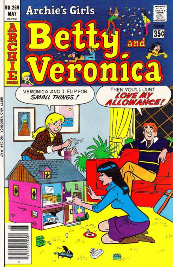 Archie's Girls Betty and Veronica #269 cover