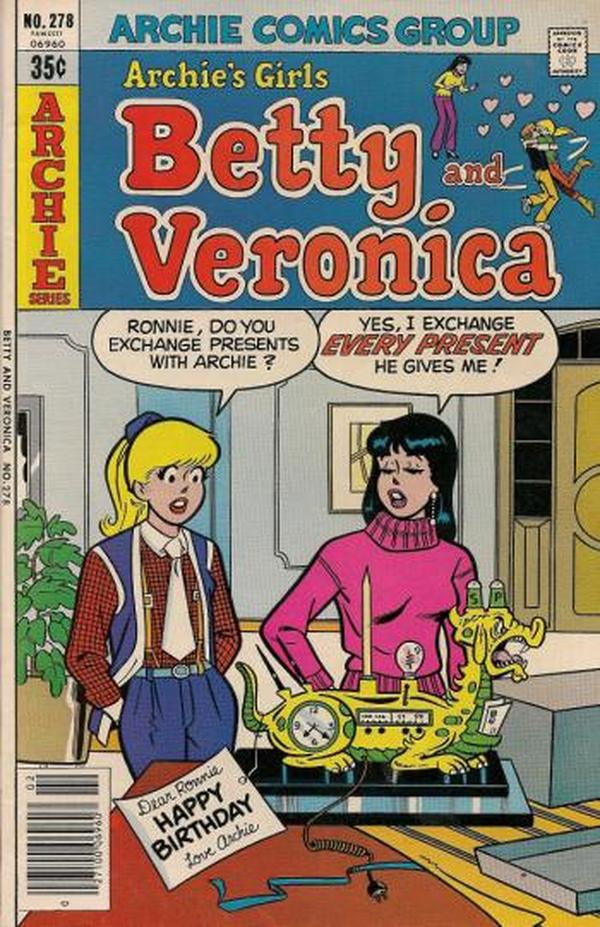 Archie's Girls Betty and Veronica #278 cover