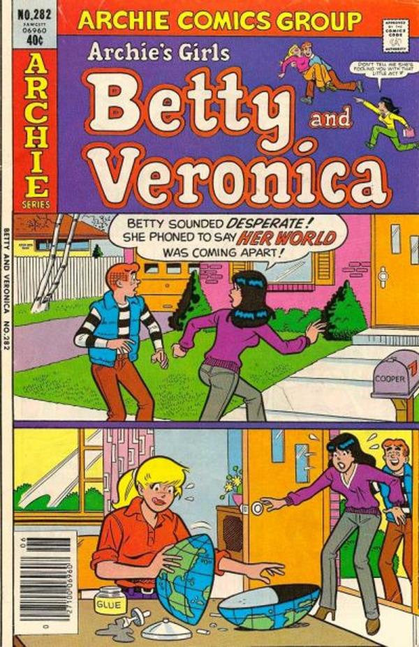 Archie's Girls Betty and Veronica #282 cover