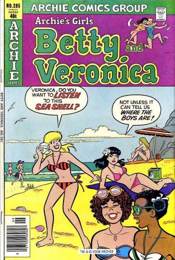 Archie's Girls Betty and Veronica #285 cover