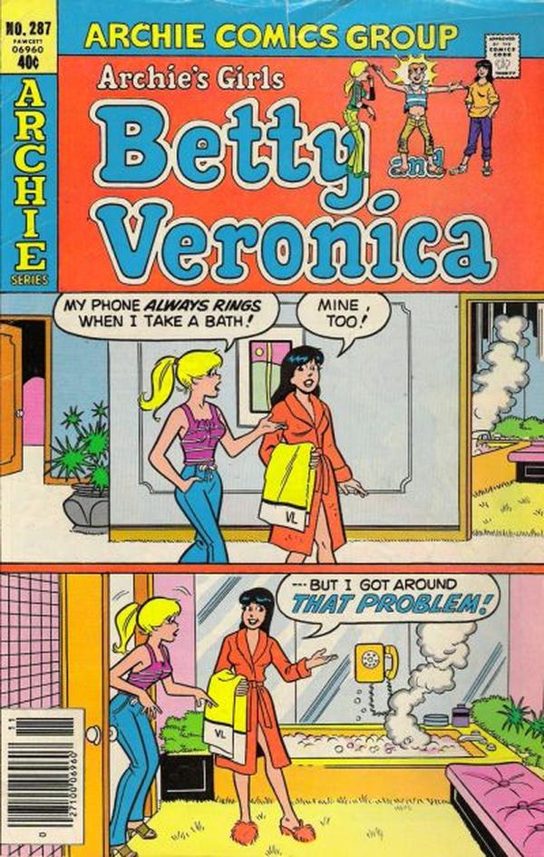 Archie's Girls Betty and Veronica #287 cover