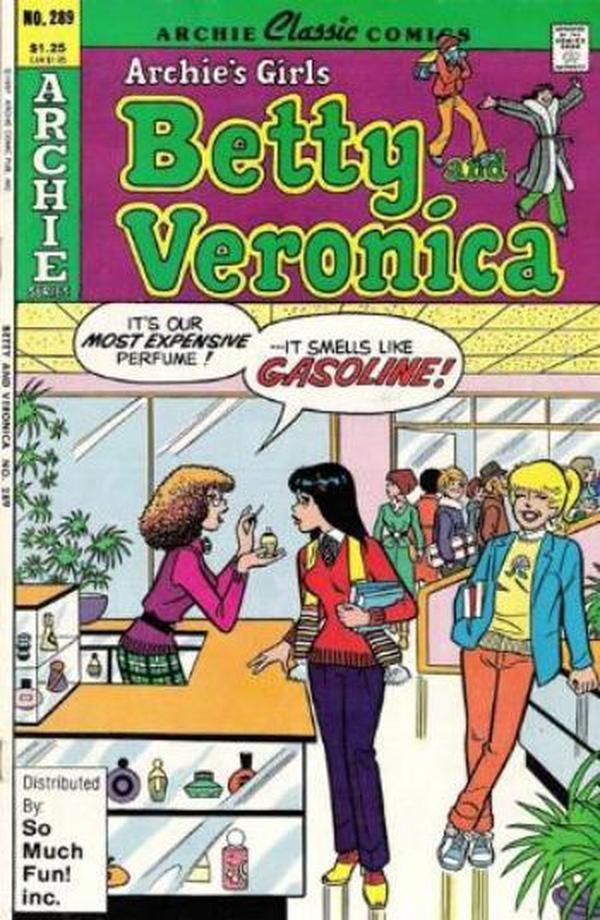 Archie's Girls Betty and Veronica #289 cover