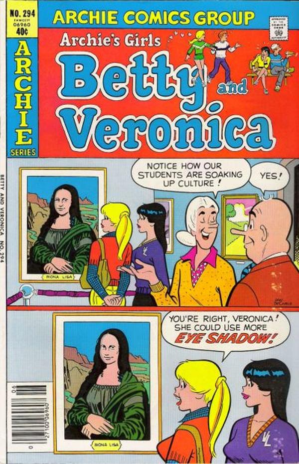 Archie's Girls Betty and Veronica #294 cover
