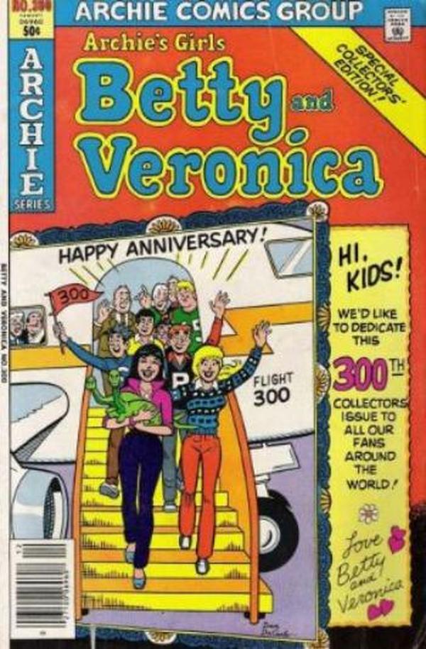 Archie's Girls Betty and Veronica #300 cover