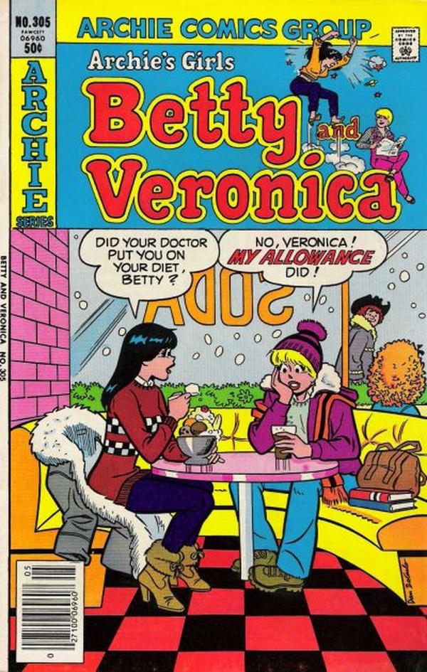 Archie's Girls Betty and Veronica #305 cover