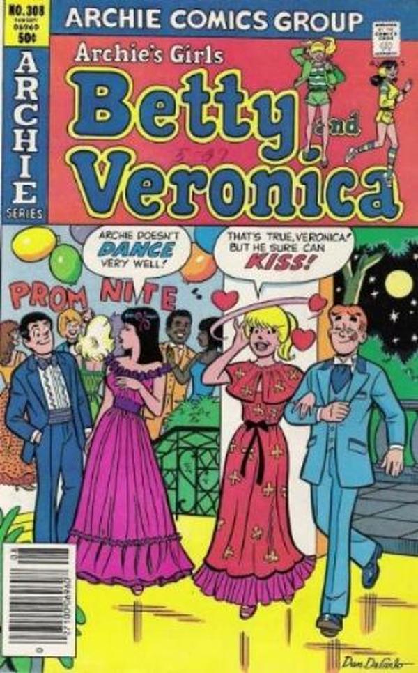 Archie's Girls Betty and Veronica #308 cover