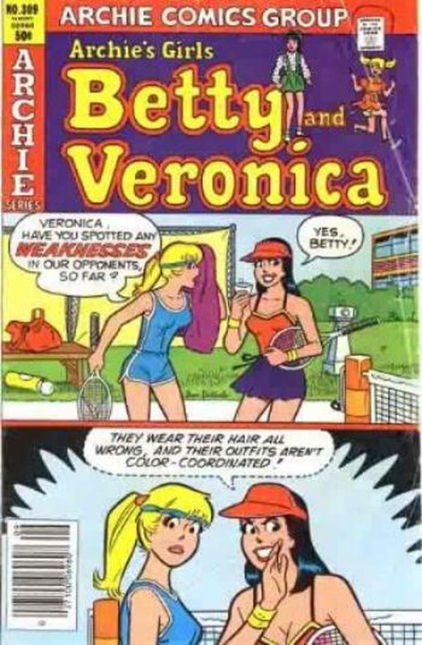Archie's Girls Betty and Veronica #309 cover