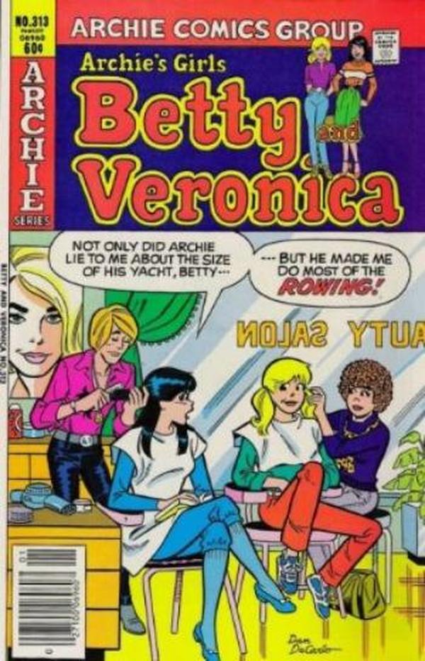 Archie's Girls Betty and Veronica #313 cover