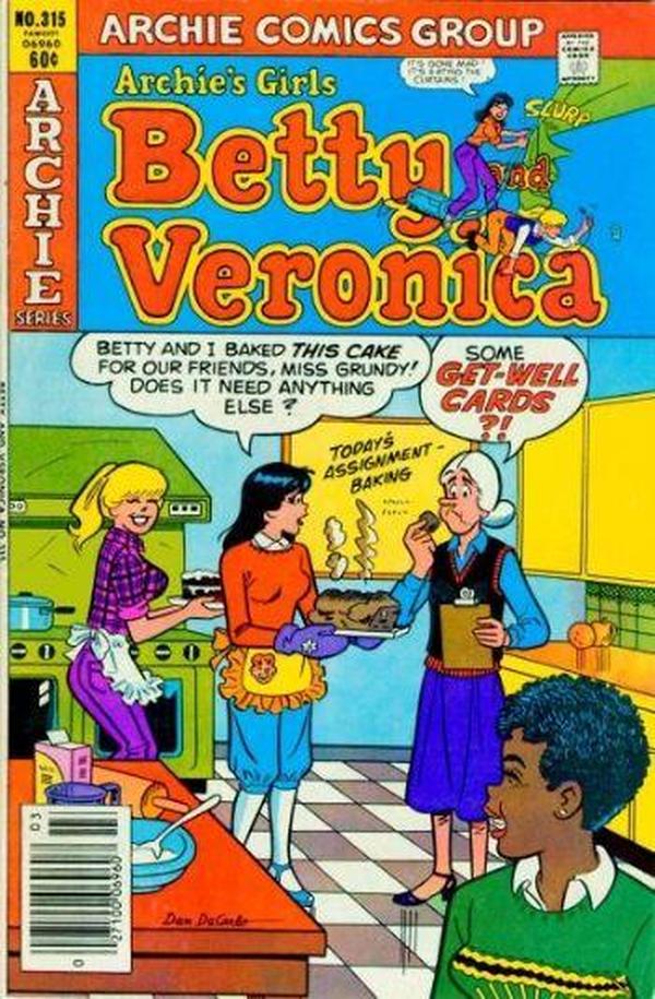 Archie's Girls Betty and Veronica #315 cover