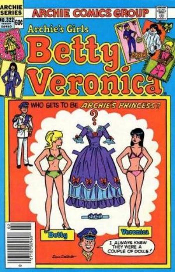 Archie's Girls Betty and Veronica #322 cover