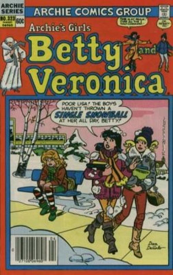 Archie's Girls Betty and Veronica #323 cover
