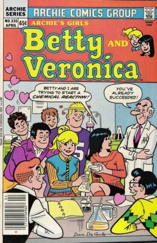 Archie's Girls Betty and Veronica #335 cover