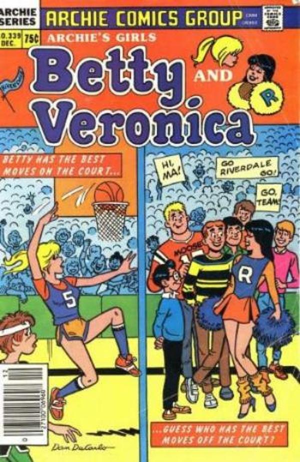 Archie's Girls Betty and Veronica #339 cover