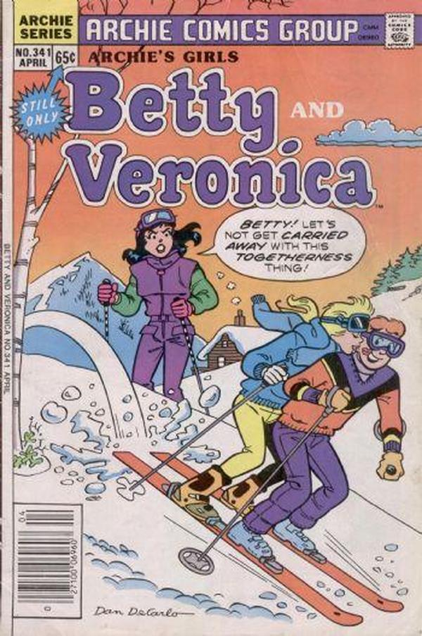 Archie's Girls Betty and Veronica #341 cover