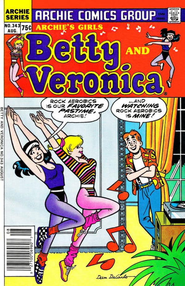 Archie's Girls Betty and Veronica #343 cover