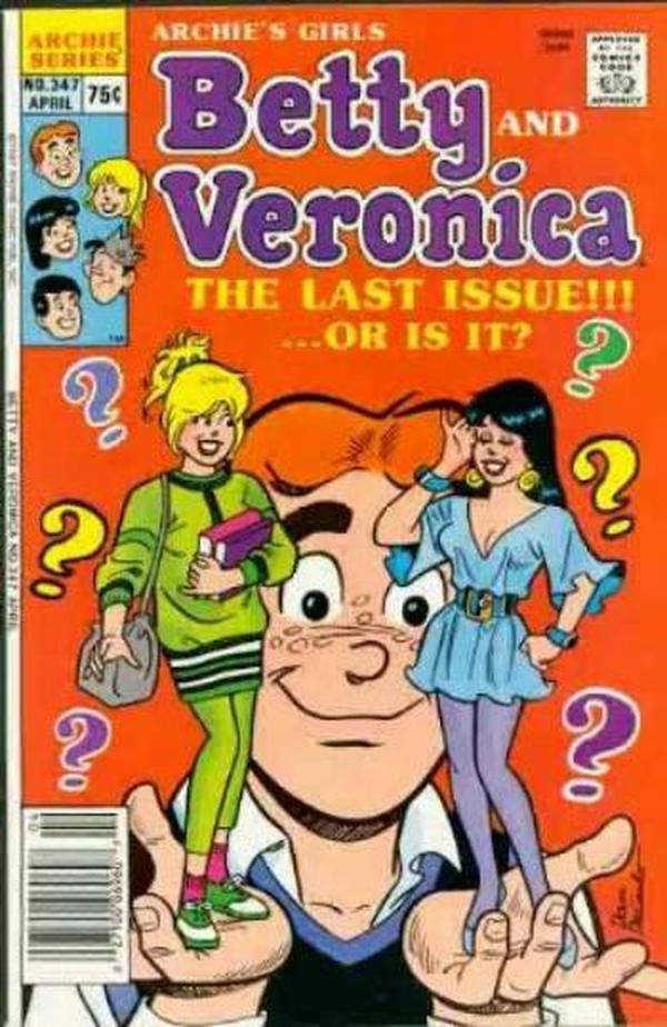Archie's Girls Betty and Veronica #347 cover