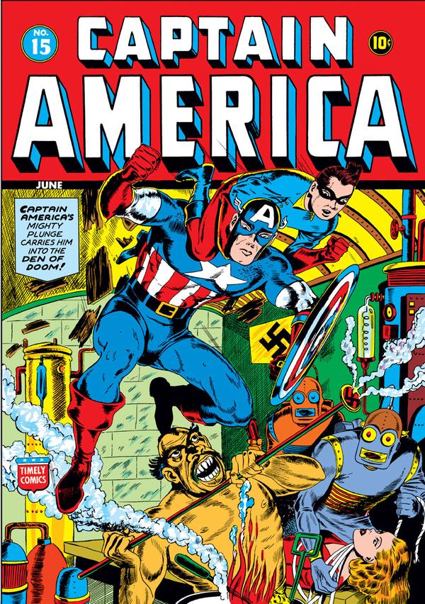Captain America Comics #15 cover