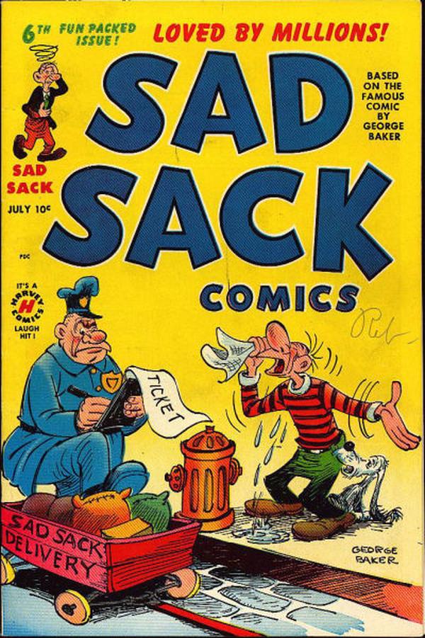 Sad Sack Comics #6 cover