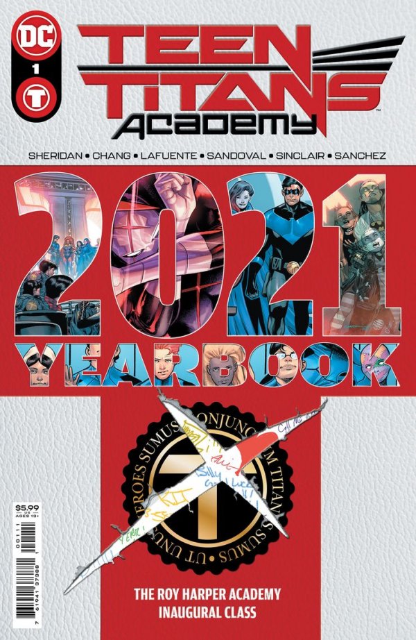 Teen Titans Academy 2021 Yearbook #1 cover