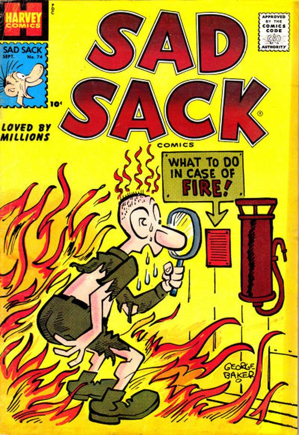 Sad Sack Comics #74 cover