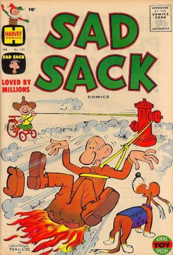 Sad Sack Comics #102 cover
