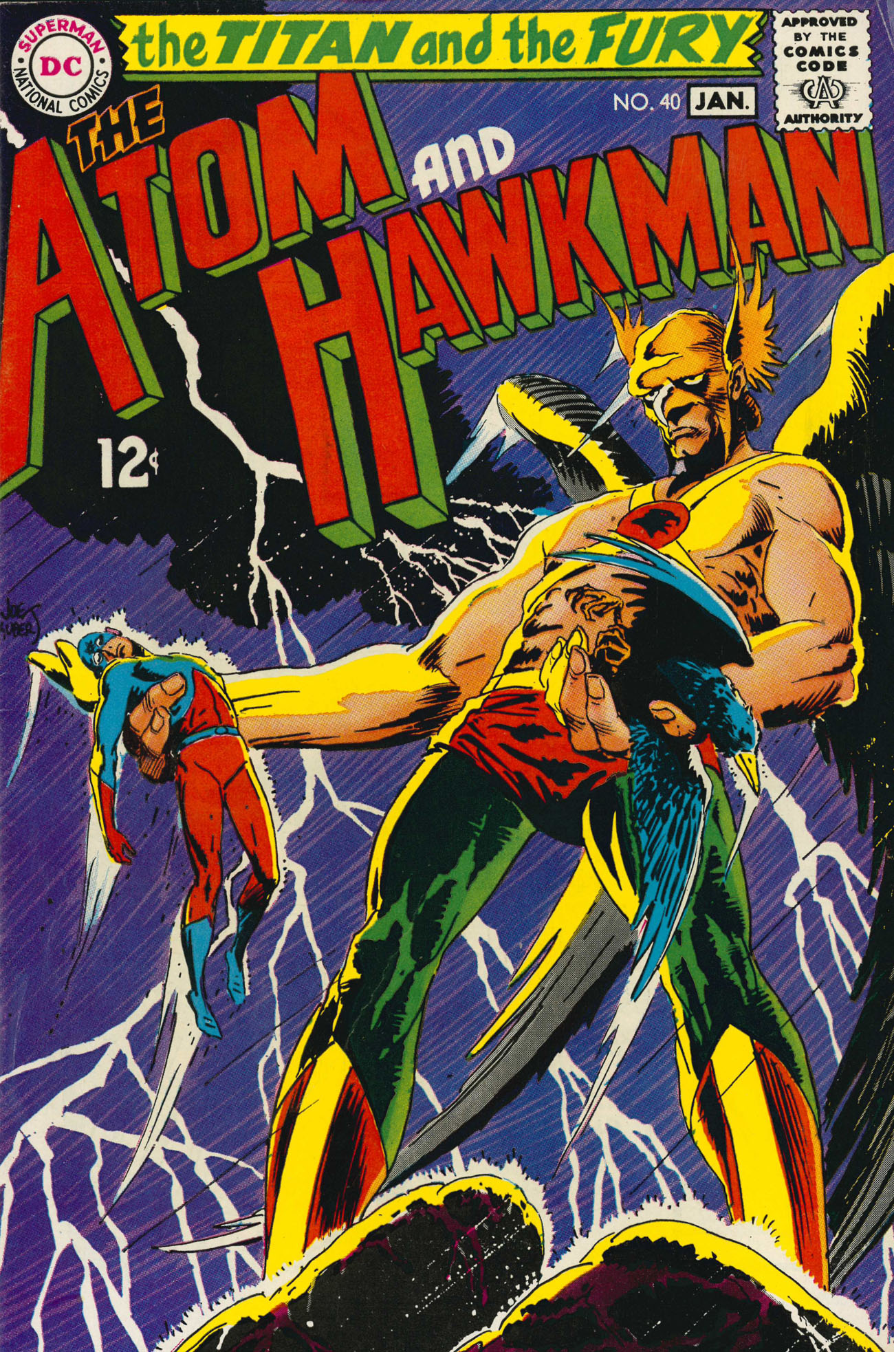 The Atom & Hawkman #40 cover