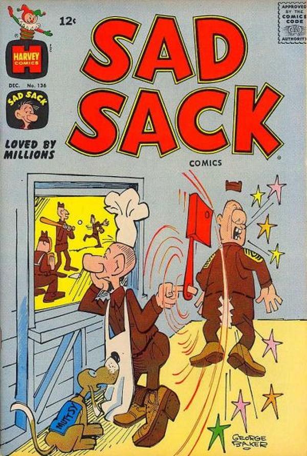 Sad Sack Comics #136 cover