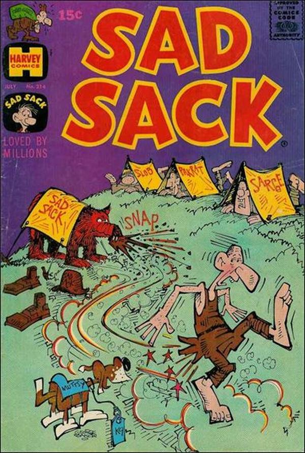 Sad Sack Comics #214 cover