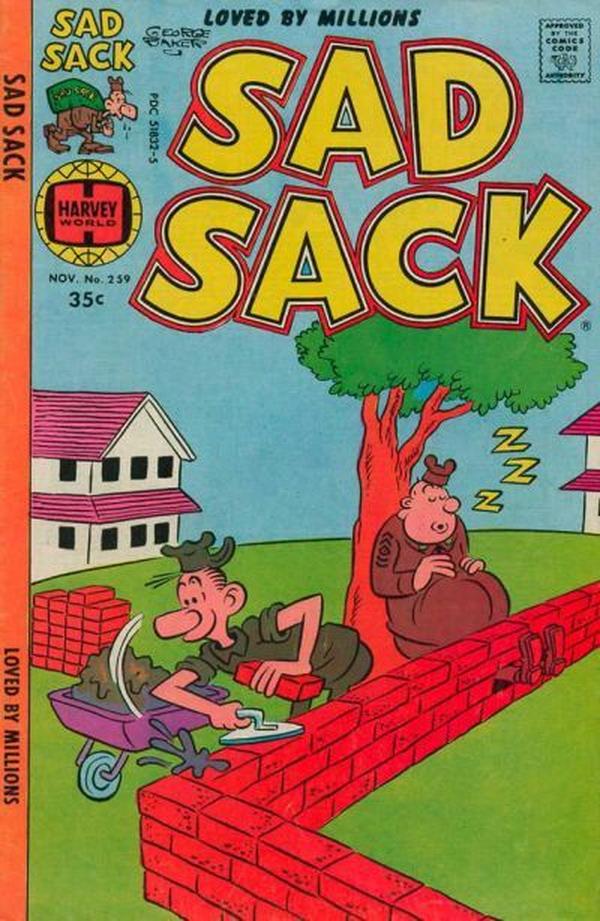 Sad Sack Comics #259 cover