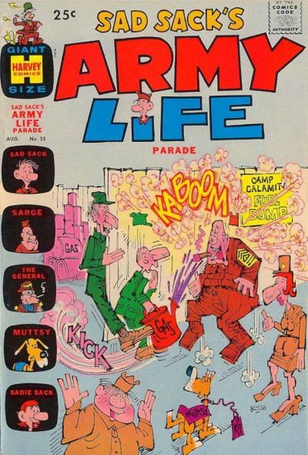 Sad Sack Army Life Parade #35 cover