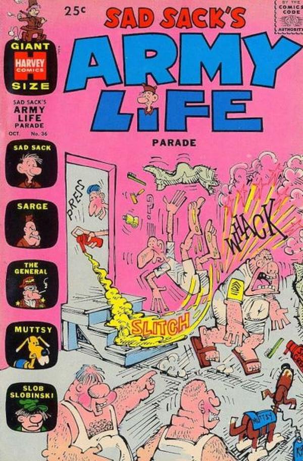 Sad Sack Army Life Parade #36 cover