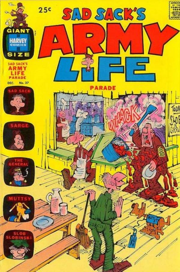 Sad Sack Army Life Parade #37 cover