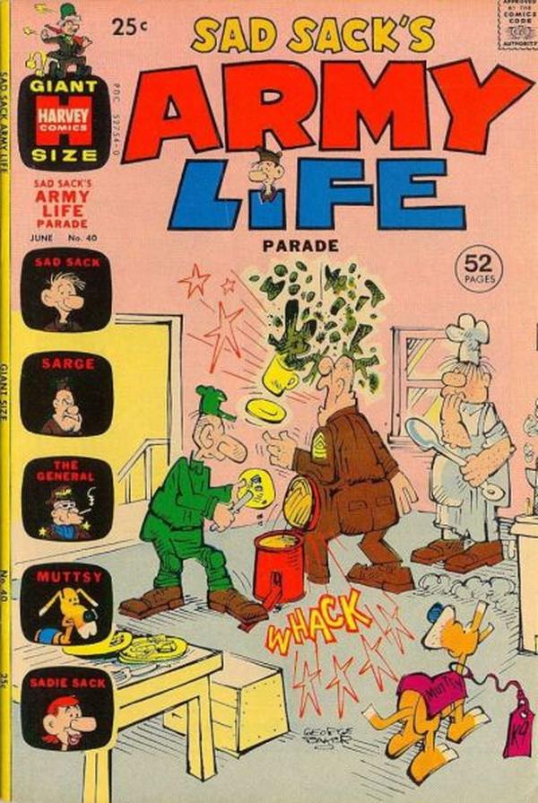Sad Sack Army Life Parade #40 cover