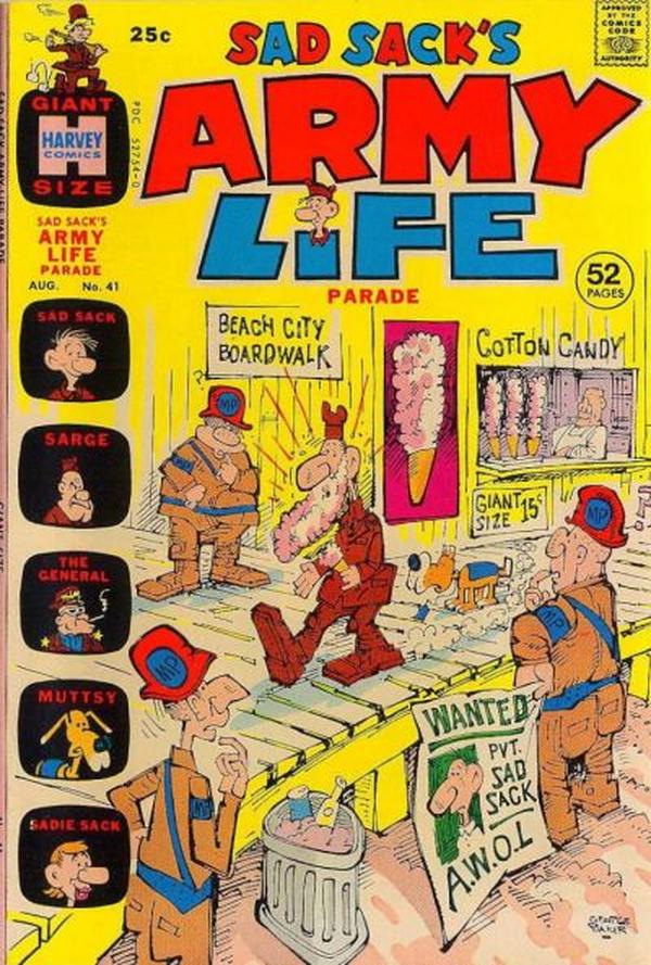 Sad Sack Army Life Parade #41 cover