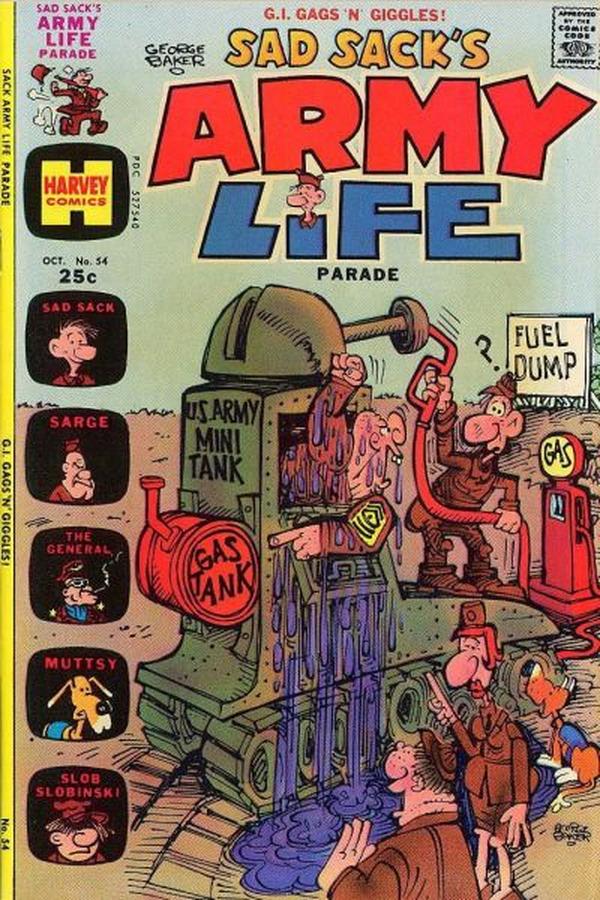 Sad Sack Army Life Parade #54