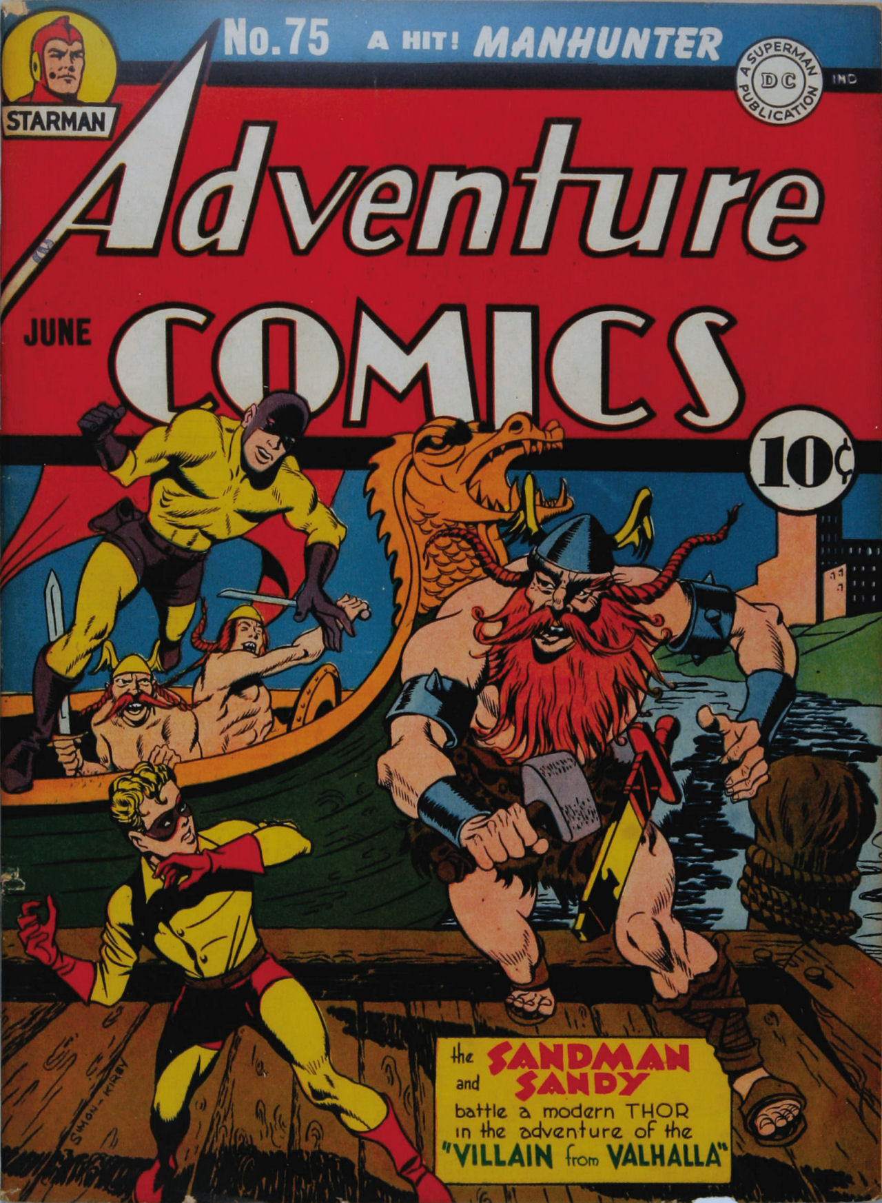 Adventure Comics #75 cover