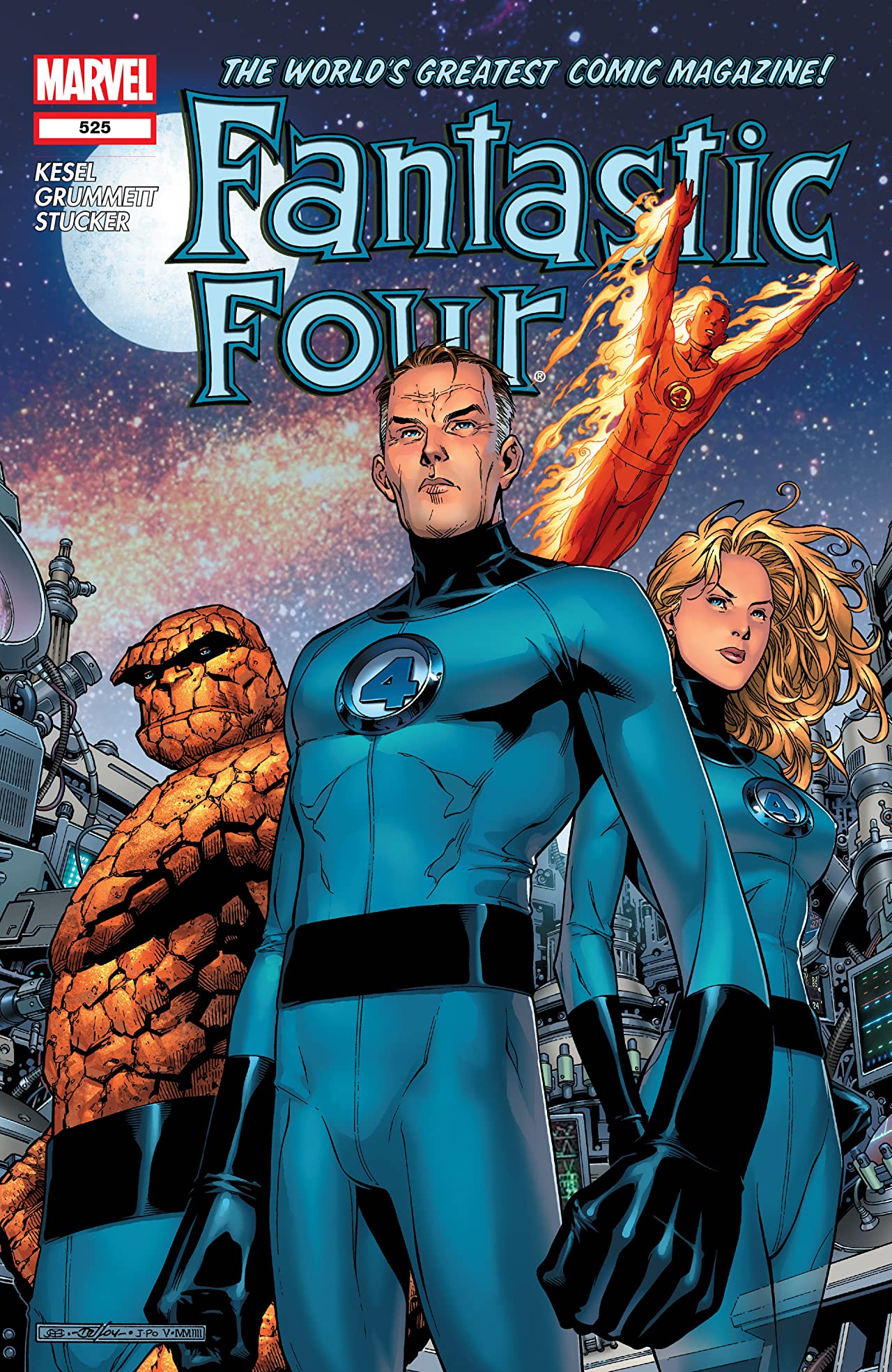 Fantastic Four #525 cover