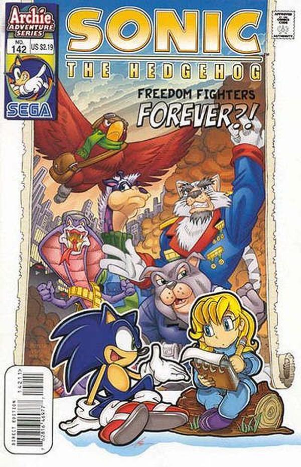 Sonic the Hedgehog #142 cover