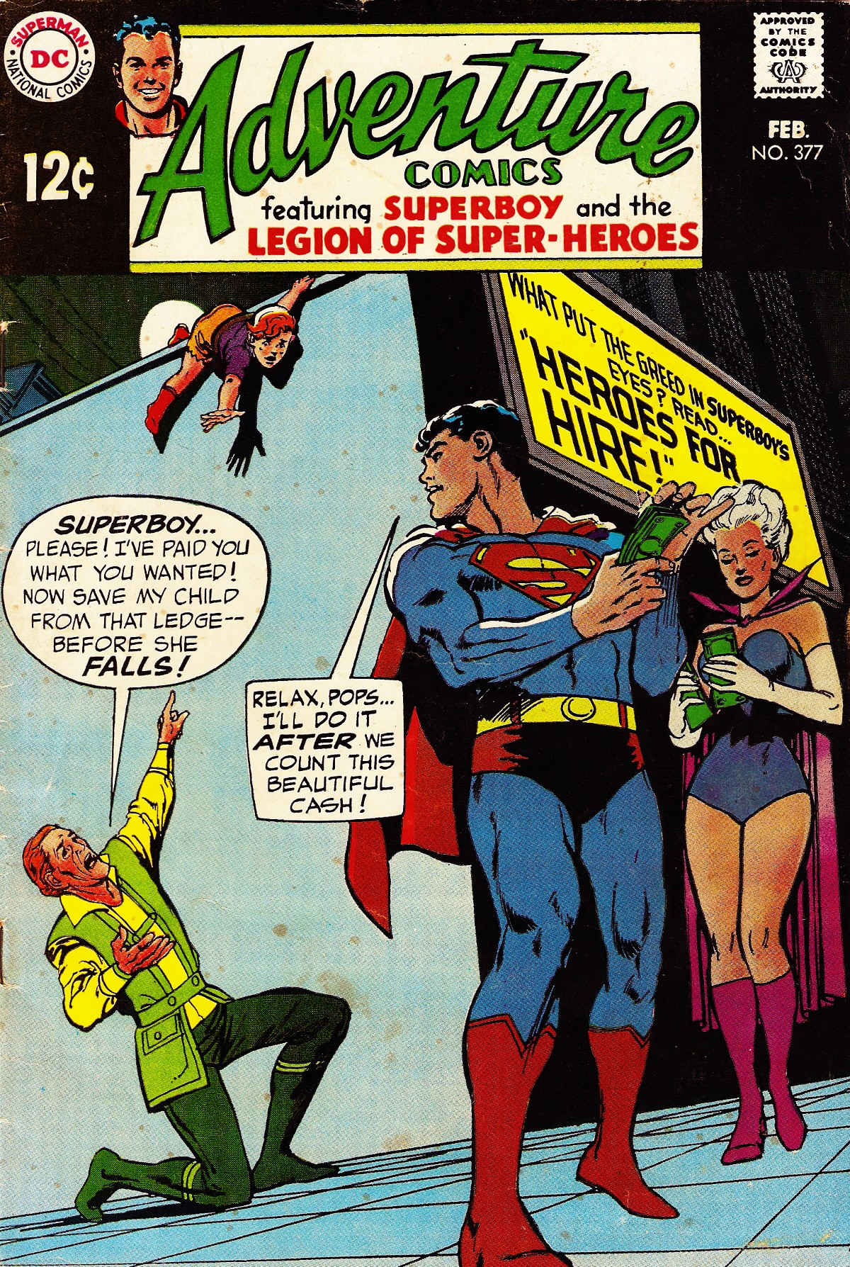 Adventure Comics #377 cover