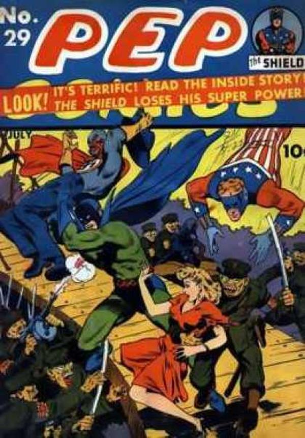 Pep Comics #29 cover